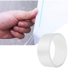 ToLanbbt Car Door Edge Guard Invisible Automotive Door Sill Guard Protectors Anti-Scratch Adhesive Tape Waterproof Strips for Car Door Edge Protection (33Ft x 1.18", Transparent)