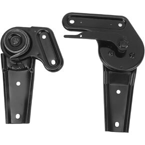 Acouto Car Seat Angle Adjuster Car Seat Back Hinge Recliner for RV Boat Commercial Vehicle Cold Rolled Steel 0-180 Degree Adjustment