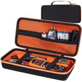 khanka Hard Case Replacement for Klein Tools ET310 AC Circuit Breaker 69149P Electrical Test Kit Digital Multimeter 80016 Circuit Breaker Finder Tool Kit, Home Tester Kit Bag Storage Organizer