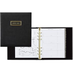 Hallmark Refillable Address Book (Charcoal)