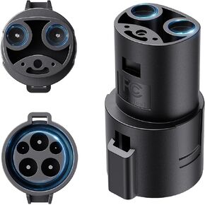 EVJUICION J1772 to Tesla Adapter 80AMP 250V AC Fast Charging for Tesla Model 3 Y X S, J1772 Transfer to Tesla Charger Adapter Destination Charger Mobile Connector and Mobile Connectors