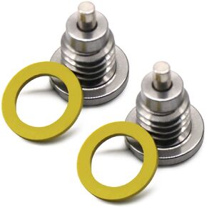 Marine Magnetic Outdrive Gear Case Drain Plug, Screw with Gasket Replace 22-8M0058389, Lower Unit Gear Lube Drain Fill Hole Screw and Seal for Mercruiser Mercury Johnson