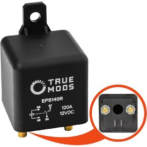 True MODS 12V DC 200 Amp Split Charge Relay Switch - 4 Terminal Relays for Truck Boat Marine