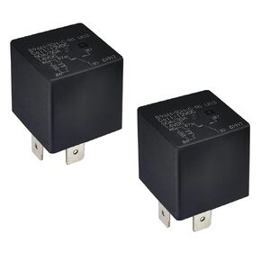 Relay 896H-1CH-C-R1-U03 (Set of 2), 5 Pins Plug-in Automotive Relay 12VDC SPDT 50A 12V Terminal Flux Tight Automotive Relay