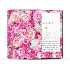 MightySkins Glossy Glitter Skin Compatible with Amazon Kindle Paperwhite 5 6.8-inch 11th Gen (2021) Full Wrap - Bed of Roses | Protective High-Gloss Glitter Finish | Easy to Apply | Made in The USA