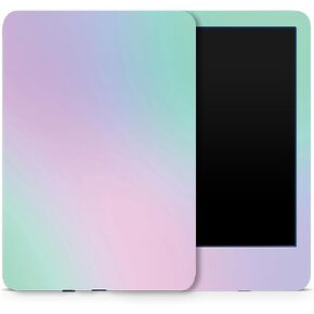MightySkins Skin Compatible with Amazon Kindle 6-inch 11th Gen (2022) Full Wrap - Cotton Candy | Protective, Durable, and Unique Vinyl Decal wrap Cover | Easy to Apply | Made in The USA