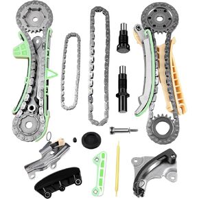 ECCPP TS20395F Timing Chain Kit Fit for ford Explorer Ranger Mustang for Mazda Mountaineer 4.0l Sohc Engine Timing Chain Gear Kit 2006 2007 2008