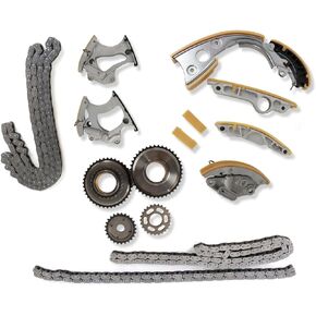 Engine Timing Chain Kit w/Gears Fits for 2011-2015 Q7 3.0L, Fits for 2011-2014 A6 Quattro 3.0L Engine Aftermarket Parts