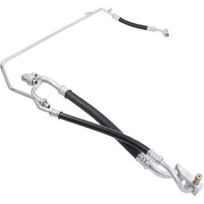 A-Premium A/C Suction and Discharge Line Hose Assembly Compatible with Ford Explorer 2002-2005 4.6L, Mercury Mountaineer 2002-2005 4.6L, w/Rear A/C