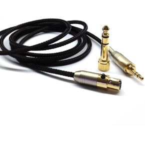 NewFantasia Replacement Audio Upgrade Cable Compatible with AKG K240, K240S, K240MK II, Q701, K702, K141, K171, K181, K271s, K271 MKII, M220, Pioneer HDJ-2000 Headphones 1.2meters/4feet