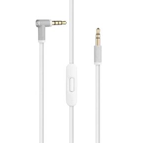 Replacement Audio Cable Cord Wire with in line Microphone and Control for Beats by Dr Dre Headphones Solo Studio Pro Detox Wireless Mixr Executive Pill (Black Red)