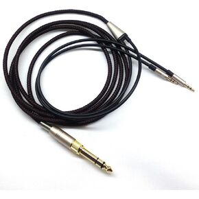 NEW NEOMUSICIA Replacement Cable Compatible with Hifiman HE4XX, HE-400i (The Latest Version with Both 3.5mm Plug) Headphones 3.5mm / 6.35mm to Dual 3.5mm Jack Male Cord 3meters/9.9ft