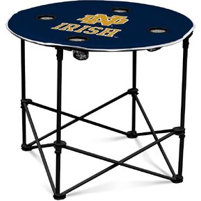 شعار العلامات التجارية NCAA Notre Dame Fighting Irish Round Table، مقاس واحد، لون الفريق، كحلي (190-31-1) in Kuwait