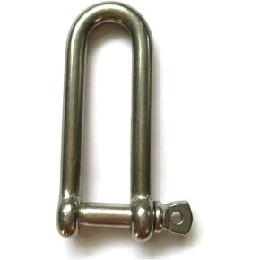 Jingyi Stainless Steel 316 Anchor Long D Shackle Choose Size 3/16",1/4",5/16",3/8"