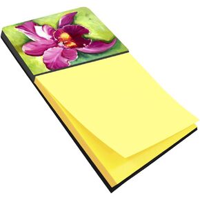 Caroline's Treasures Orchid Sticky Note Holder, 3.25 by 5.5", Multicolor