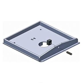 PULLRITE 331757 Quick Connect Capture Plate - Trailair Tri Glide Airbag/Shock, 12-3/4"