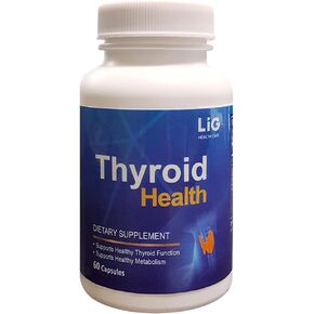 LIG Thyroid Health - Natural Herbal Supplement - Shrink Thyroid Cysts and Nodules - Balance Hormone Levels - Honeysuckle Flower