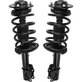 Autoround Front Complete Struts w/Coil Spring Assembly Compatible with Chevy Malibu 2004-2012, Pontiac G6 2005-2010, Saturn Aura 2007-2009 172199 172200 Shock Absorber
