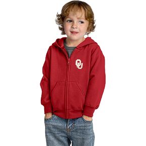 Little King NCAA Boys/Girls Toddler Full Zip Fleece Hoodie Sweatshirt with Embroidered Team Logo 2T 3T 4T 5T