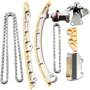 OCPTY Timing Chain Kit Tensioner Guide Rail Oil Pump chain fits for 2003-2007 Honda Accord 2.4L K24A1 TS21831