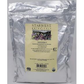 Black Cohosh Root Organic Cut & Sifted - Cimicifuga racemosa, 1 lb,