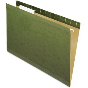 Pendaflex 415313 Hanging File Folders, 1/3 Tab, Legal, Standard Green (Box of 25)