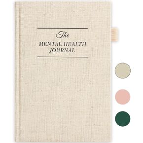 Mental Health Journal, Anxiety & Guided Journal for Women, 91 Days Self Care Journal to Practice Positive Thinking, ADHD Planner with Mood Tracker (A5 Size)-Pink