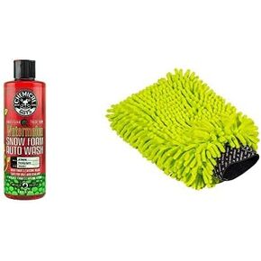Chemical Guys CWS20816A Car Wash, Dry & Shine Bundle - Watermelon Snow Foam Car Wash Soap, 16 oz + After Wash Gloss Boosting Drying Aid (16 oz) (2 Items) Works on Cars, Trucks, SUVs