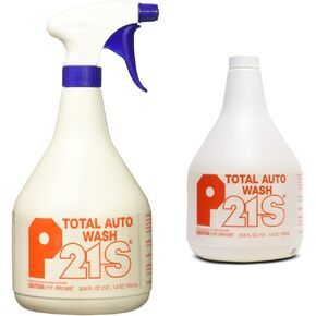 P21S 13001B Auto Wash W/Sprayer, 1000 ml, White