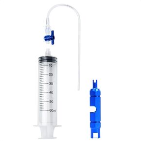 Tubeless Sealant Injector Kit for Stans No Tubes Tire Sealant Syringe with Presta Schrader Valve Core Removal Tool for Mountain Bicycle Road Bike MTB