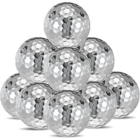Hiboom One Dozen Metallic Golf Balls for Women, Women's Golf Balls for Maximum Distance and Straighter Shots, Ideal Gift for Golfer, Gag Gift for Christmas Festival