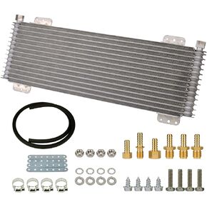 Low Pressure Drop Transmission Oil Cooler 40,000 GVW LPD47391 47391 with Mounting Hardware