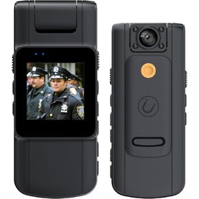 كاميرا الجسم maigevi Police مع تسجيل صوتي وفيديو 2K(1440P) Bodycam تدعم إنفاذ القانون مع شاشة 1.3 بوصة، وتسجيل 2K bt5 in Kuwait