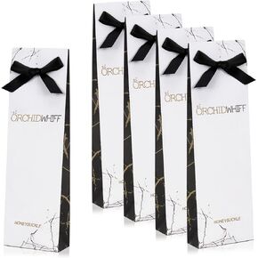 Scented Sachets for Drawers and Closets, Fresh Scents Packets with Hanger for Linen Closet, Bedrooms, Living Rooms – Home Fragrance Air Freshener Bulk Pack of 5 – Honeysuckle Scent - Large