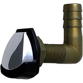 Perko 0561DP4CHR Gas Tank Vent with Swivel Elbow , black