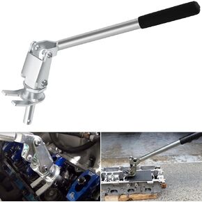 66784 Stud Mount Valve Spring Compressor Removal Tool Remove & Install Valve Springs & Retainers Fit For All 3/8'' & 7/16'' Rocker Studs