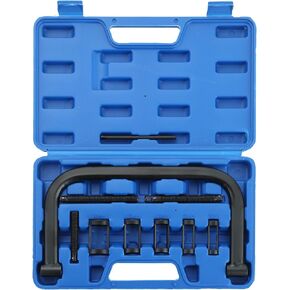 Valve Spring Compressor C Clamp Service Kit, Auto Compression C-Clamp Tool Service Kit for ATV, Car, Motorcycle,Small Engine Vehicle Equipment (Red)