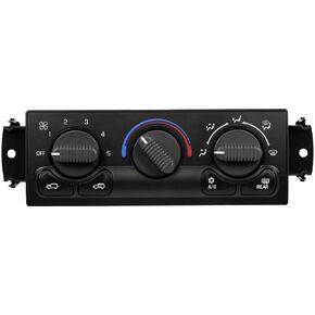 599-218 A/C Heater Climate Control Module Panel Switch for Tahoe Avalanche Suburban Silverado 1500 2500 3500 HD,1999-2002 Chevrolet Silverado,Replace 15054697 15054698 15753263 15753264,etc