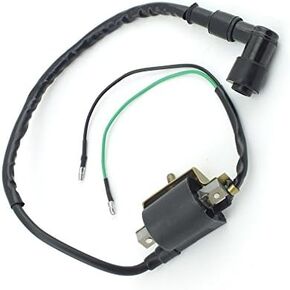 HIFROM 2-Wire Ignition Coil Compatible with Most Chinese 4-stroke 50cc 70cc 90cc 110cc 125cc ATV Dirt Bike Go Kart Honda XR50 CRF50 Series