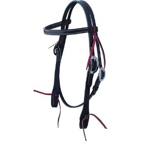 Horse Saddle Tack Bridle Western Leather Headstall Pony 78RT05