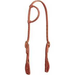 Weaver Leather ProTack Quick Change Browband Headstall Features Leather Tab Bit Ends