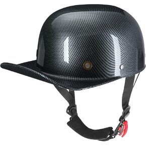 Baseball Style Cap Retro Motorcycle Helmet Unisex-Adult - DOT Approved