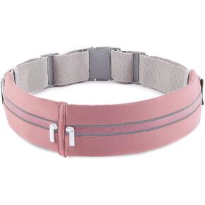 Running Belt, Belt Bag for Women, Phone Holder for Running, Reflective Belt Pouch for Running,Workout Hiking Waist Bag Adjustiable Waist Sizes(19"-55")