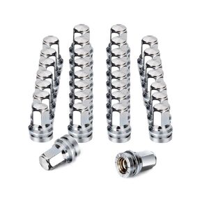 14x1.5 Lug Nuts Black, 32pcs M14x1.5 Thread OEM Lug Nut HCPZ-1012-B HCPZ-1012-A fit for 2017-2023 Ford F250 F350 Super Duty, Closed End Mag/Flat Seat Lug Nuts