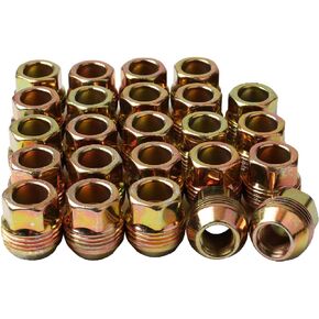 Set of 24, 14mmx1.5 OEM Factory Wheel Lug Nuts Replacement for Sliverado Sierra 1500 Yukon Avalanche Suburban Express 1500 C1500 K1500 Escalade Traverse Yukon M14x1.5 Studs 6 Lug Wheel