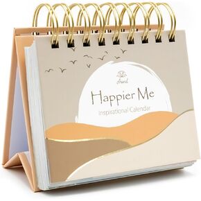 Motivational Desk Calendar - Perpetual Daily Flip Calendar with Daily Motivational Quotes for Desk - Inspirational Gifts for Women, Gifts for Coworkers Female, Inspirational Desk Decor