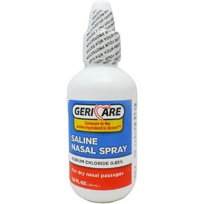 GeriCare Saline Nasal Spray Moisturizer 1.5Fl Oz Sodium Chloride 0.65% (Pack of 1)