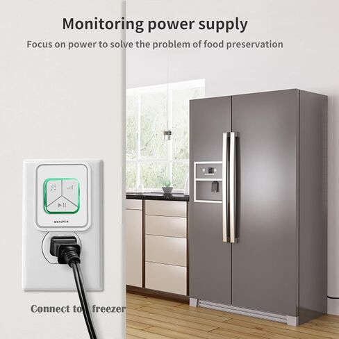 إنذار فشل الطاقة المحسن من Hendun، تنبيه فشل دائرة GFCI، تذكير ذكي بانقطاع الطاقة للفريزر في المرآب، مراقبة انقطاع الطاقة لـ CPAP، القاطع ورحلات GFI/GFCI in Kuwait