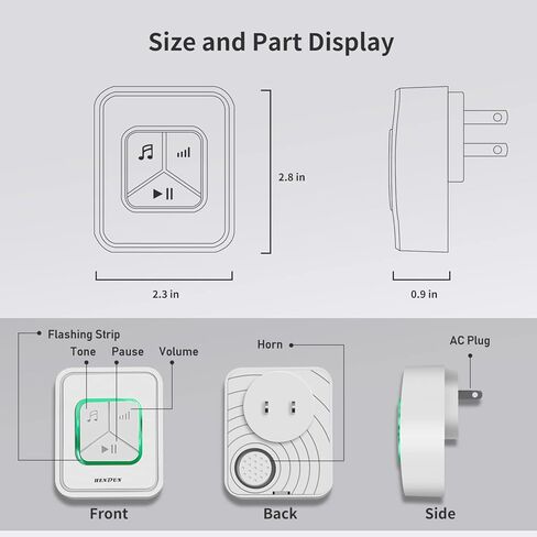 إنذار فشل الطاقة المحسن من Hendun، تنبيه فشل دائرة GFCI، تذكير ذكي بانقطاع الطاقة للفريزر في المرآب، مراقبة انقطاع الطاقة لـ CPAP، القاطع ورحلات GFI/GFCI in Kuwait