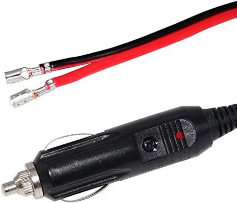 12 فولت 12 فولت تنصهر استبدال ولاعة السجائر ذكر التوصيل مع الخيوط - 15amp ذكر ولاعة السيجار استبدال قابس الطاقة 12 فولت العاصمة السيارات السجائر ذكر التوصيل شاحن بطارية عدة السيجار موصل التوصيل in Saudi Arabia